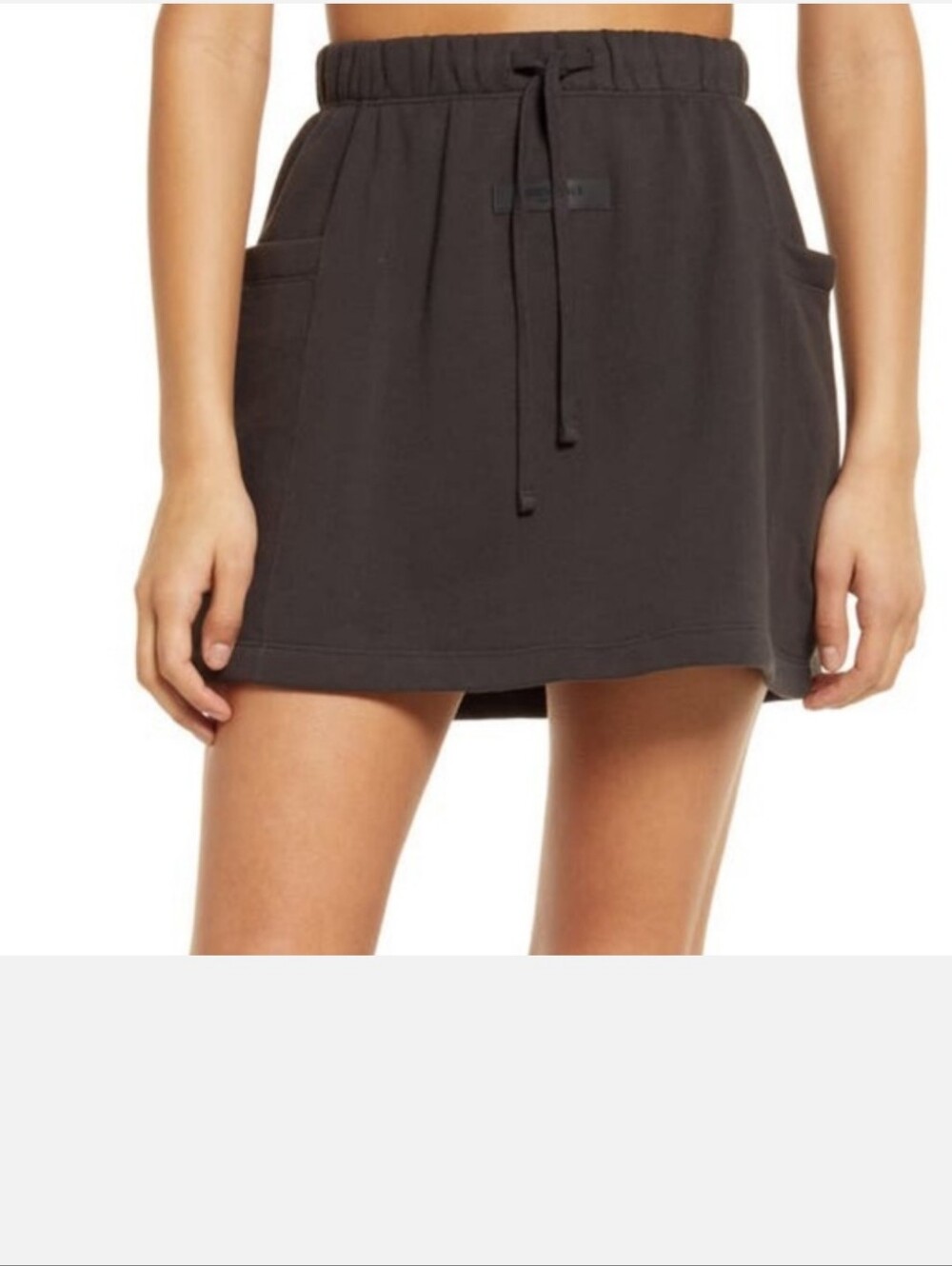 Fear of God Mini Drawstring Pocket Skirt in Black